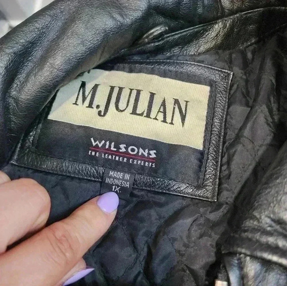 Men's 1X M. Julian Leather Jacket Black - Picture 7 of 9